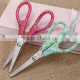 CIJ05-- Hot Sale & Good Quanlity Cheap Classical Flower Painting Student Scissors thumbnail-3