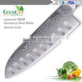 Santoku Knife 7 Inch - Professional Japanese & Damascus Chef Knife Razor Sharp VG10 Stainless Steel Blade thumbnail-2