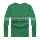 Mens Cheap Brand Fashion Long Sleeve Plain Cotton t Shirt thumbnail-2