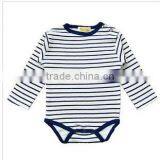 100% Cotton Long Sleeve Yarn-Dyed Baby Romper thumbnail-1