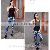China Supplier Sexy High Elasticity Yoga Pants Womens 2016 Sublimated thumbnail-3