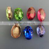 Colorful Oval Rhinestone For Charms Crystal Fancy Glass Bead Stone Cheap! thumbnail-3