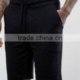 Hot Sale Custom 100% Cotton Jersey Sweat Fabric Men's Black Breathable Casual Casual Sporting Shorts thumbnail-3