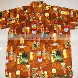 Beer Bottle Print Hawaiian Shirts thumbnail-4