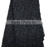 100% Cotton Textile Guipre Lace Fabric Embroidery African Lace Fabrics thumbnail-1