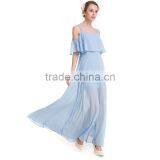Maxnegio Woman Cold Shoulder One Piece Party Maxi Summer Long Dress thumbnail-3