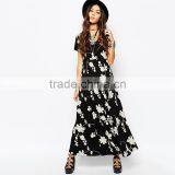 New Products for 2015 Middle Aged Women Fashion Long Summer Dress thumbnail-1