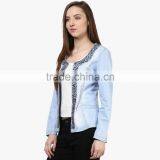 Best Selling Denim Jacket Women's Coat Custom Design thumbnail-4