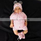 Flower Ribbon Hat With Ear Handmade Crochet Baby Pattern Clothes thumbnail-4