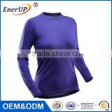 High Quality Apparel Woman Thermal Wicking Antibacterial Long Sleeve Shirt Wholesale Gym Wear thumbnail-1