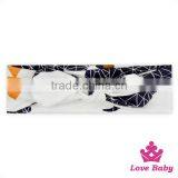 Wholesale Fashion Floral Clover Pattern Kids Cotton Knit Baby Bow Headband Accessories thumbnail-4