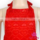 HYB129Yiwu Lovebaby Wholesale Heart Print Sleeveless Striped Back Ruffles for Valentine's Day Baby Romper Clothes Boutigue thumbnail-2