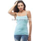 Bulk Blank Women Tank Top 95 Cotton 5 Spandex Ladies New Design Fashion Top thumbnail-2