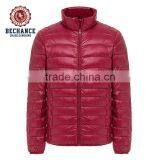 OEM Service Men Ultra Light Black Winter Down Jacket Packable Lightweight Coat Short Outwear PQ401 thumbnail-4