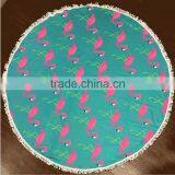 Gigantic Pizza Hamburger Donut Slice Round Beach Pool Home Shower Towel Blanket thumbnail-4