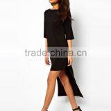Shift Dress With Stepped Hem thumbnail-1