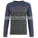 2017 Mens Stylish Jacquard Crew Neck Pullover Sweater With High Grade thumbnail-5