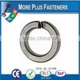 Made in Taiwan Silicon Bronze Medium Thick Stainless Steel Zinc Plated Steel Split Lock Washer thumbnail-6