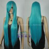 Cos-Play Green Fashion Wig beautiful women party wig human hair lace 100% quality