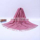 Classic Jacquard Cashmere Hollow Out Design Acrylic Long Lady Scarf thumbnail-6