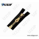 3# Metal Zipper With Imitation Gold Free Nickel Teeth thumbnail-1