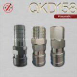 QKD158 Carbon Steel Single Shut-off Air Fitting Type Coupler