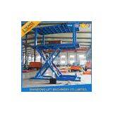 Portable Scissor Lift Car Hoist Double Deck Car Parking System With Overload Protection