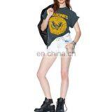 New Women Casual Shirt Summer Short Sleeve Tee Vintage Printed Lady Girl T-shirt thumbnail-3