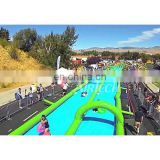 Giant splash slip water slide, inflatable slip city slide for sale