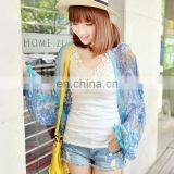 2015 Fashion Design Polyester Chiffon Summer Raglan Sleeves Cape(WX022EL-P) thumbnail-6