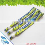 make fabric wristbands with plastic lock for events, fesitval embroidery cloth bracelets in good price
