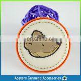 Customized Plastic Rubber Label Patch 3D Logo Rubber Clothing Labels thumbnail-5