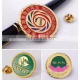 Custom High Quantity Soft Lapel Pins Badge With Gold Butterfly Clutch