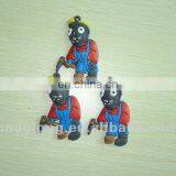 Make Custom Design Soft Pvc Plastic Cartoon Keyring,rubber Keychain