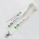 Promotional Custom Thick Unique Logo Cotton Lanyard With Metal Hook thumbnail-3