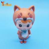 Customized Cute Fox Plastic Action Model Figures Toy for Collect