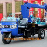 Diesel tricycle cargo loader lovol three wheeler loading 3000KG crane