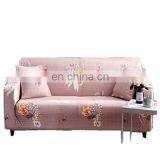 Factory Cheap Universal Sofa Cover Elastic Floral and Plain i Shape Sofa Cover thumbnail-3