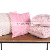 New Products Pink Velvet Wrinkle Cushion Cover/sofa Cushion Throw for Home Decor thumbnail-6