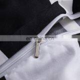 Home 4 Piece Microfiber Bed Sheet Set Striped Pattern Comforter Bedsheet Comforter Set for Hotel thumbnail-6