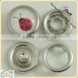 Resin Top Brass Snap Button