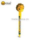 Novelty Custom Made Advertising Ball Pen With Animal Head for Kids as Gift thumbnail-1