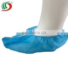 Medical Anti-slip Blue Disposable Non-woven Printed Shoe Cover for Hospital