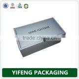 Luxury Velvet Black White Cardboard Paper Gifts Cufflink Box