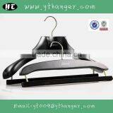 HA6794 Durable Solid Wood Tops Hanger Bottom Velvet Pants Hanger thumbnail-1