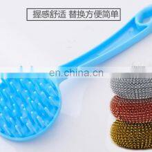 Cleaning Tool Stainless Steel Wool Sponge Soap Pad Scrubber for Cleaning Dishes thumbnail-4