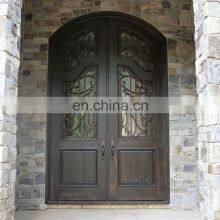 Various Wrought Iron Main Entrance Double Grills Doors Design thumbnail-3