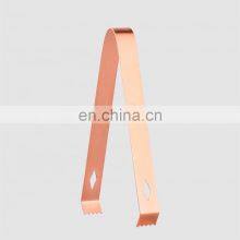 Factory Direct Copper Rose Gold Stainless Steel Food Ice Tong