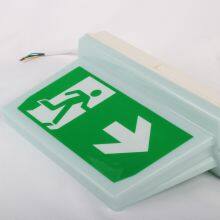 Double Sided Fire Safety Maintained 3W 3Hours Green Exit Sign Waterproof LED Emergency Exit Signal Light thumbnail-2