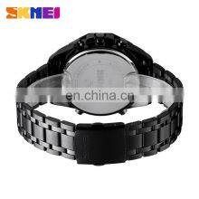 SKMEI 1464 Minimalist Analog Digital Men Business Watches Stainless Steel OLED Display Compass Sports Watch thumbnail-5